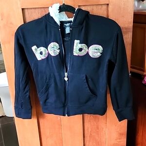 Girls bebe sport Sweatshirt with hood.